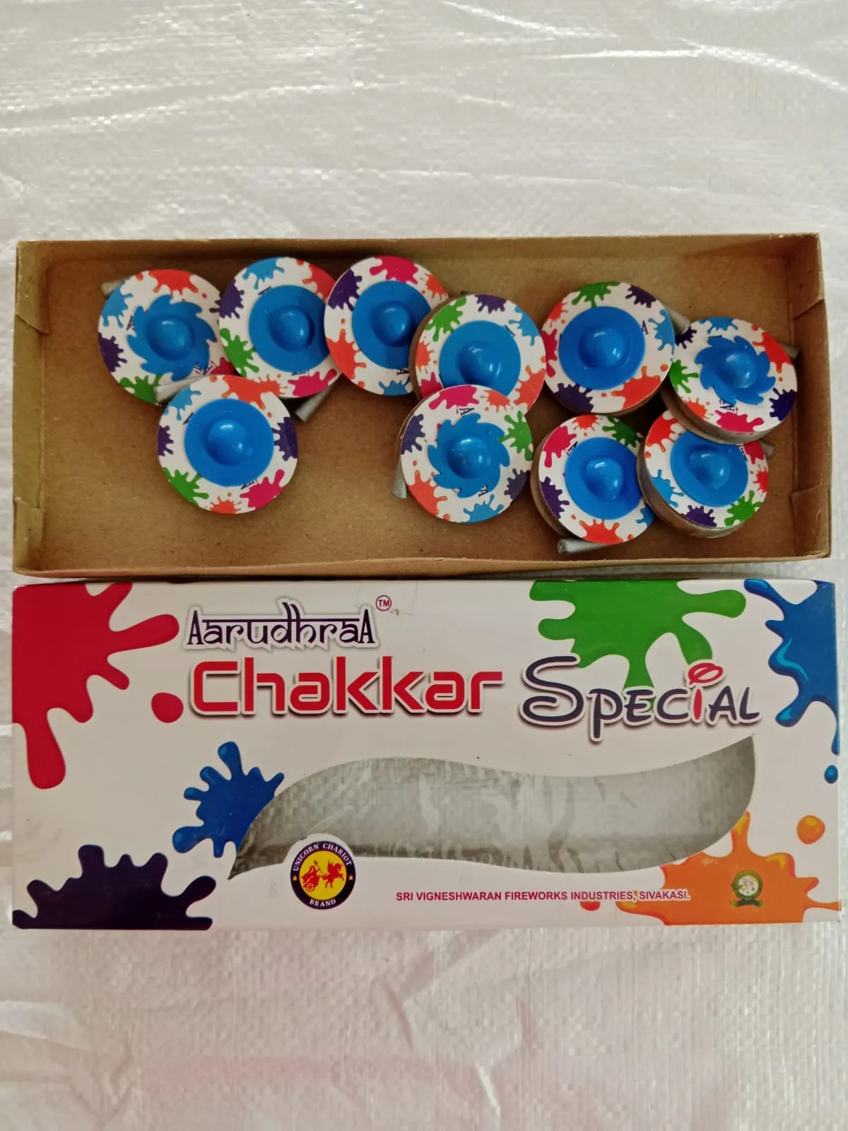 SPINNER CHAKKAR  PLASTIC  SPECIAL (10 PCS)
