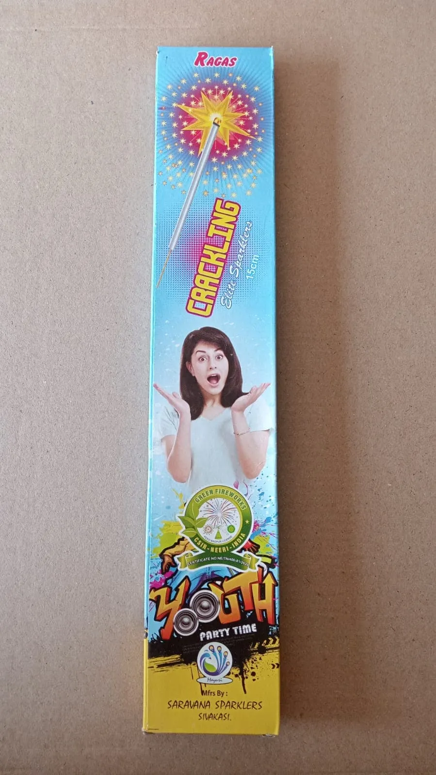 15 CM COLOUR SPARKLER