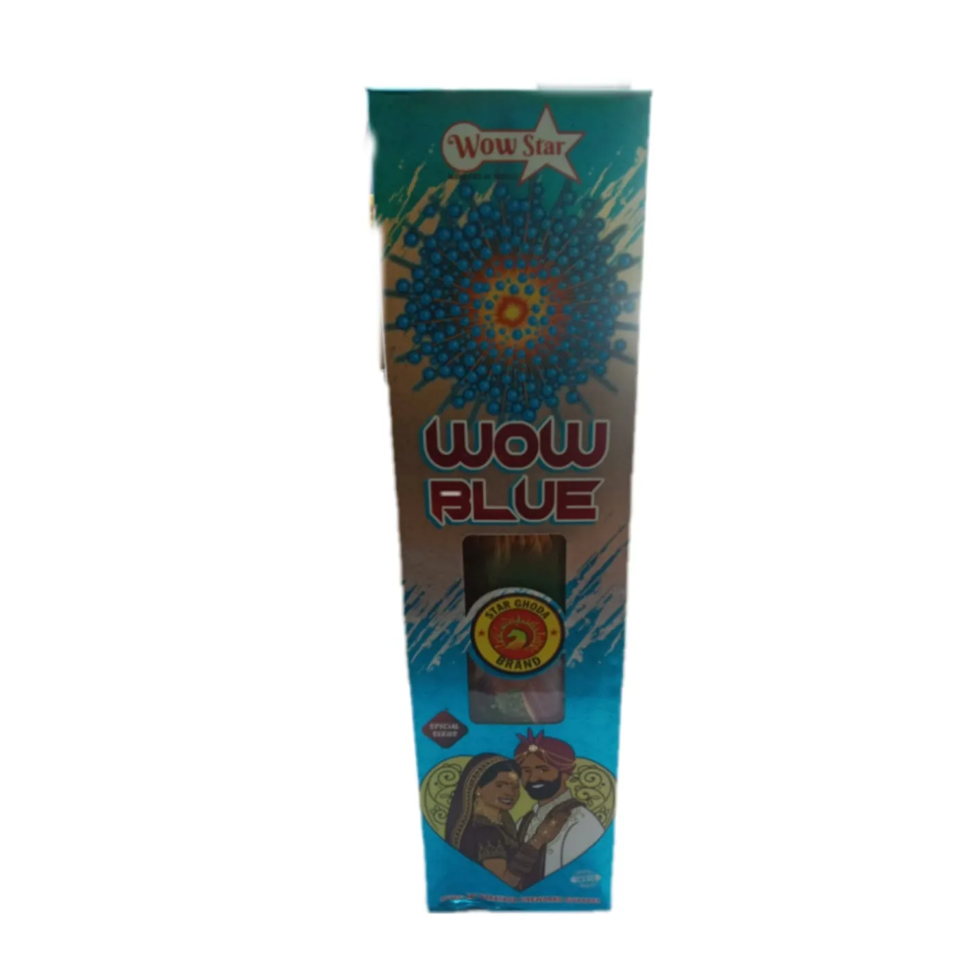 4 1/2 '' AERIAL FANCY WOW BLUE , PURPLE, ORANGE(1 PCS)